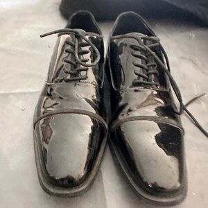 Elegant Black Faranzi Men's Oxfords Size 10